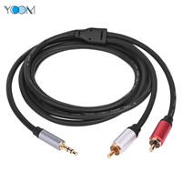 2 RCA to 1 Video Cable Audio Cable Male to Male 1.8m 6FT
