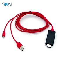 Lightning Charging Ios/Type-C/Micro+USB to HDMI Cable