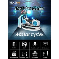 Leke Motorbike Motorcycle 9D Vr Race Car Virtual Reality Game Machine Driving Racing Simulator