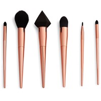 Customized Elegant Makeup Brush Set Rose Gold