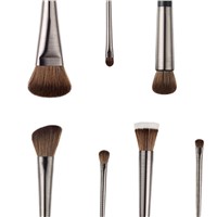 Hot Customized 7pcs Drawbench Metal Luster Makeup Brush Set OEM&amp;amp;ODM Factory Brushes