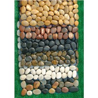 Colorful Pebble Tile Cobble Tiles Garden Stone Tile for Indoor &amp;amp; Outdoor Decoration