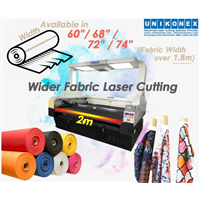 Wider Fabric Laser Cutting, Sublimation Printed Fabric Cutting