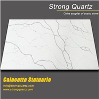Calacatta White Quartz Stone from Foshan China
