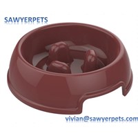 Dog Feeder Slow Eating Pet Bowl Eco-Friendly Durable Non-Toxic Preventing Choking Healthy Design Bowl for Dog Pet