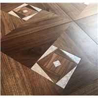 Engineered Wood Flooring with Shell Inlay