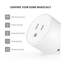 Summer Promotion Energy Saving with Amazon Alexa Google Assistant WiFi Control Smart Plug with CE UL