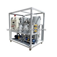Vacuum Steam Turbine Oil Purifier, Emusified Oil Purification Plant, Turbine Oil Dehydrator with Enclosure