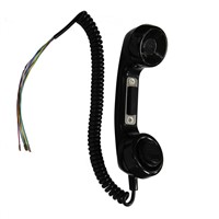 Low Price Factory ABS Payphone Handset Plastic Cheap Phone Handset for Self-Service Terminal-A15