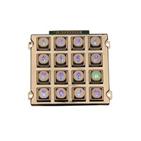 Numeric LED Illuminated Keypad Access Control Keypad Zinc Alloy Metal Keypad-B660