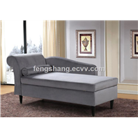 Modern Fabric Chaise Lounge with Storage Living Room Hotel