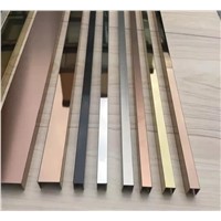 Home Decor, Interior Decorative Product, Stainless Steel Profile/Metal Trim/ Aluminum Profile 201/304 Stainless Steel