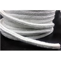 Braided Fiberglass Rope Custom Made Glass Fiber Rope for Fireproof, Color White