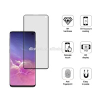 Dlix 3D Covered Full AB Glue Tempered Glass Screen Protector for Samsung Galaxy S10