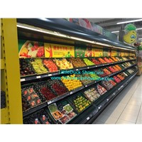 Supermarket Mart Fridge for Vegetables Fruits