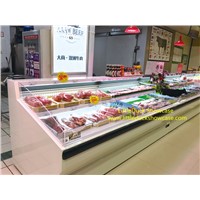 Supermarket Meat Display Freezer Service Counter Cabinet