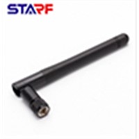 2.4-2.5GHz 3G Gain Rubber WiFi Antenna WLAN Router Antenna with RF Connector