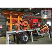 Mobile Diesel Engine Jaw Crusher with Screen