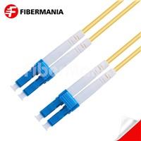 1m LC/Upc-LC/Upc Duplex 9/125 OS2 Single Mode Ofnr Fiber Optic Patch Cable 3.0mm Yellow