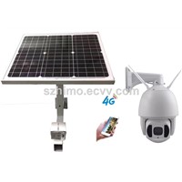 New 4G 30w Solar Powered Speed Dome Camera with Night Vision Support SIM Card 5years Warranty