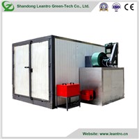 Powder Coating Oven with Diesel Heater with Floor Rail