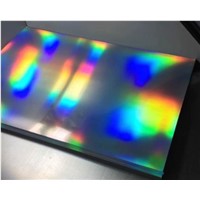 Holographic Foil Rainbow for Making Bank Cards