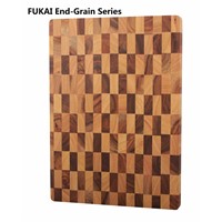 End-Grain Series Acacia &amp;amp; Rubber Wood, Cutting Board