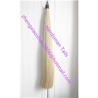 Western Horse Hair Tail Extension 36&amp;quot; Long 1 Pound Blunt Cut for Showing Horses
