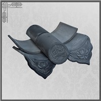 Japanese Style Clay Roof Tiles for Buddhist Temple