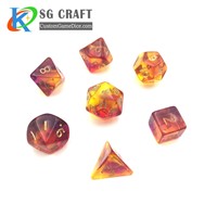 Plastic Polyhedral Dice for Board Game