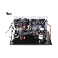DC Condensing Unit with Evaporator In Refrigeration for Compact Water Cooled System