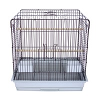 Small Bird Cage Budgie Finch Canary Bird Cage with Removable Plastic Tray