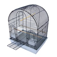 Small Bird Cage Budgie Finch Canary Mobile Large Parrot Cage w/ Stand Bird Parrot Cage