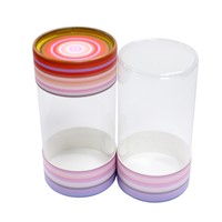 Custom Cylinder Shape PVC Round Paper Tube for Tea/Gift/Clothes Packaging