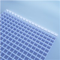 Plastic EggCrate Grille, Egg Crate Core White, Cube Cell Panel