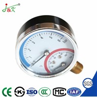 Pressure Thermometer & Pressure Gauge Manometer with Multifunctional Type