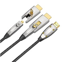 POSHSHINE HDMI 2.0 AOC Fiber Cable A to D