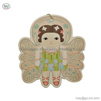 China Supplier Wholesale Custom Scented Paper Car Hanging Air Freshener In Beautiful & Lovely Girl Design