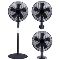 16' Fan 3 in 1 (Stand, Desk &amp;amp; Wall) CRSF-16BI (3 in 1)