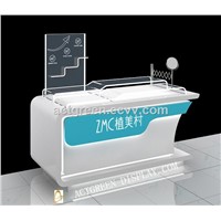 Customized Cosmetics Counter Display Stand for Make up Skincare Ferfume AGD-CC134
