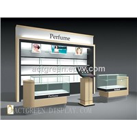 Perfume Counter &amp;amp; Wall Cabinet Display Stand Set AGD-CC081