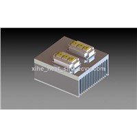 High Performance Aluminum Extrusion Profile Heat Sink SVG APF Inverter Frequency Converter New Energy Power Supply
