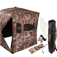 Factory Sell Peach Skin Hunting Blind Tent with POLYESTER MICROFIBRE FABRICS
