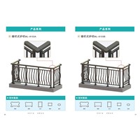 Galvanized Steel Balcony Handrail