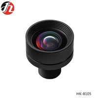HK- 8105 f 8mm F 1.8 Low Distortion 8 Glasses Made up 1/5 Inch Intelligent Security Lens for Drone