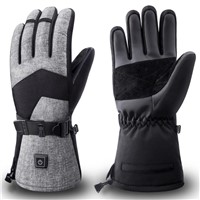 Rechargeable Lithium Battery Electric Heated Gloves Winter Warm Ski Gloves Waterproof Skateboard Hand Glove