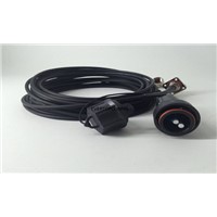 10 Meters Length LC SM Optical Cable Cord LSZH Material Black Color for Cabling System