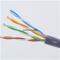 23AWG 4 Pair Cat6 Cable, Cat5e LAN Cable UTP Bare Copper Conduct Type