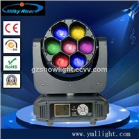 Zoom &amp;amp; Pixel Control 7pcs 40w LED Moving Head Stage Light with RDM Control