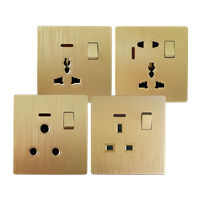 UK Standard 13A 15A Electrical Wall Socket with Switch